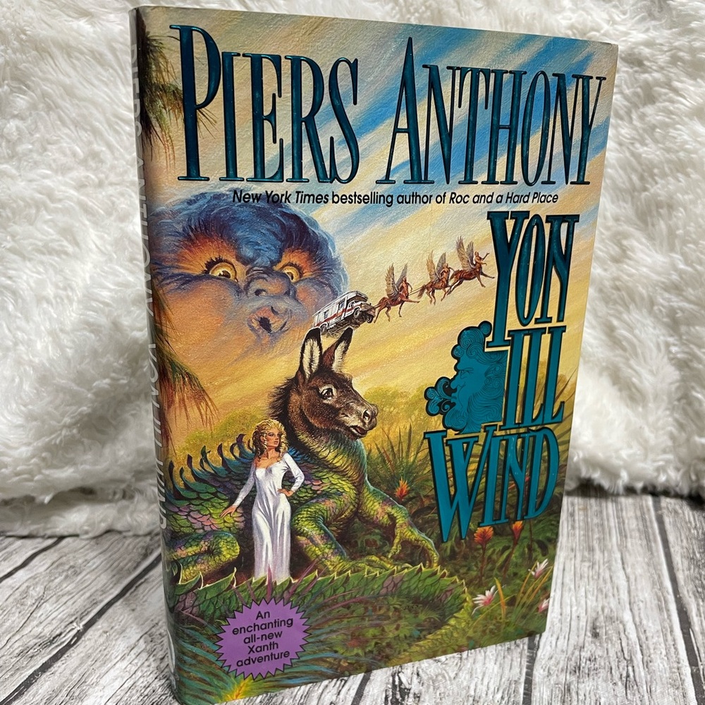 Hardcover Piers Anthony Yon Ill Wind Novel Book Excellent Condition First Editio